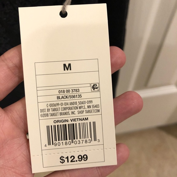 NWT black cardigan with velvet(y) design! - Picture 4 of 5